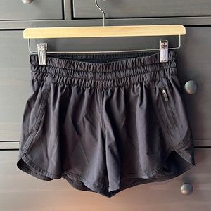 Lululemon Track That Short, Size 8, Black